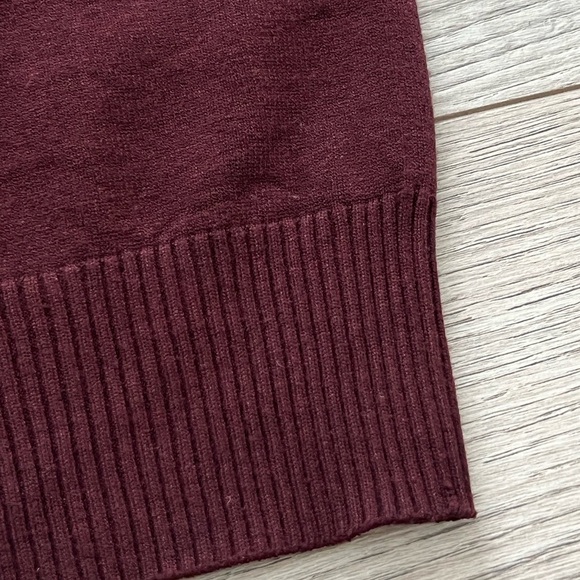 Alton Lane Men’s Knit Sweater Hoodie Sweatshirt | Burgundy Red | XL - Picture 3 of 7